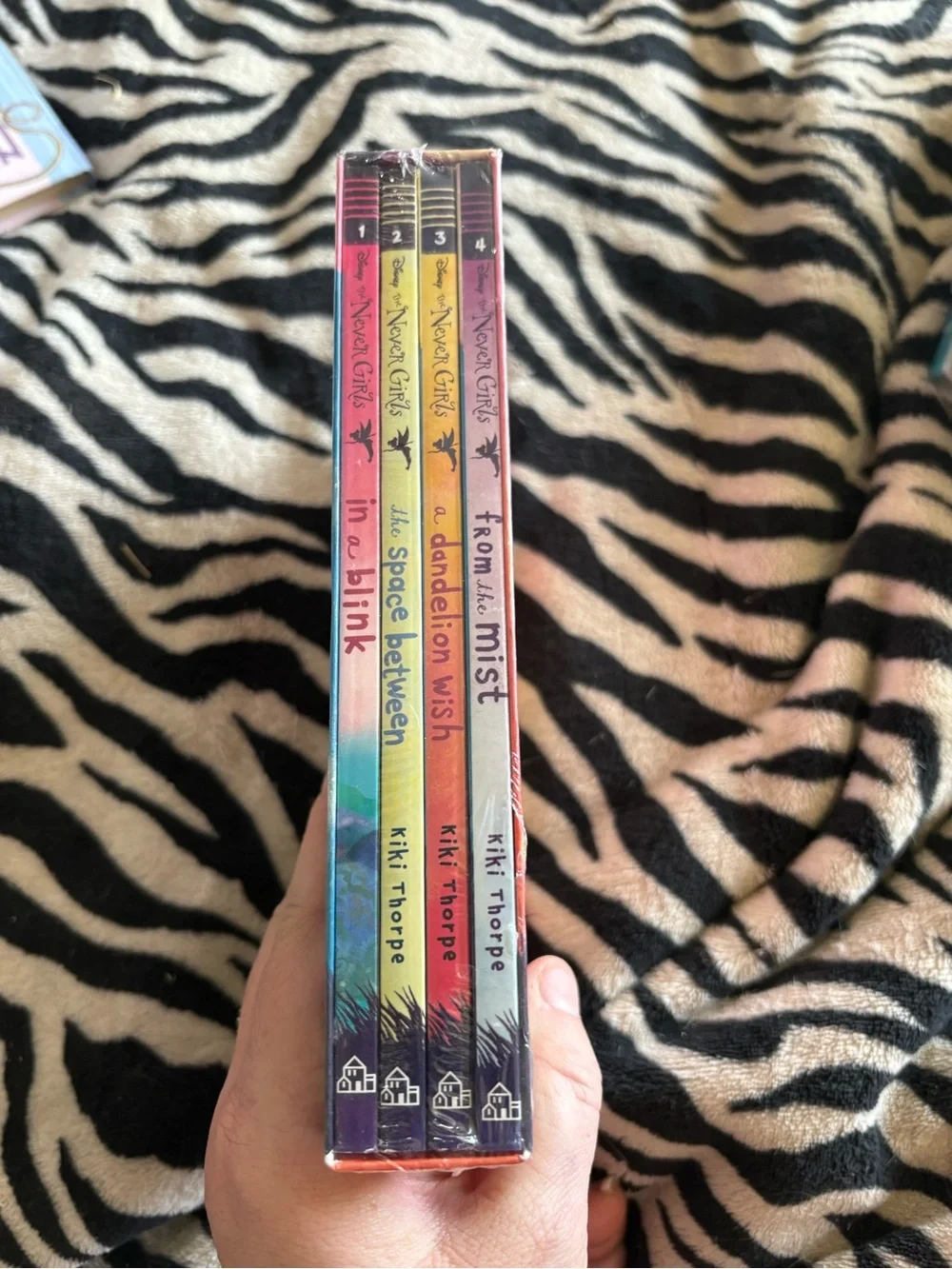 Disney The Never Girls Collection #1 Pink Blue with Gold Glitter